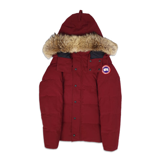 canada goose wyndham parka heritage, burgundy