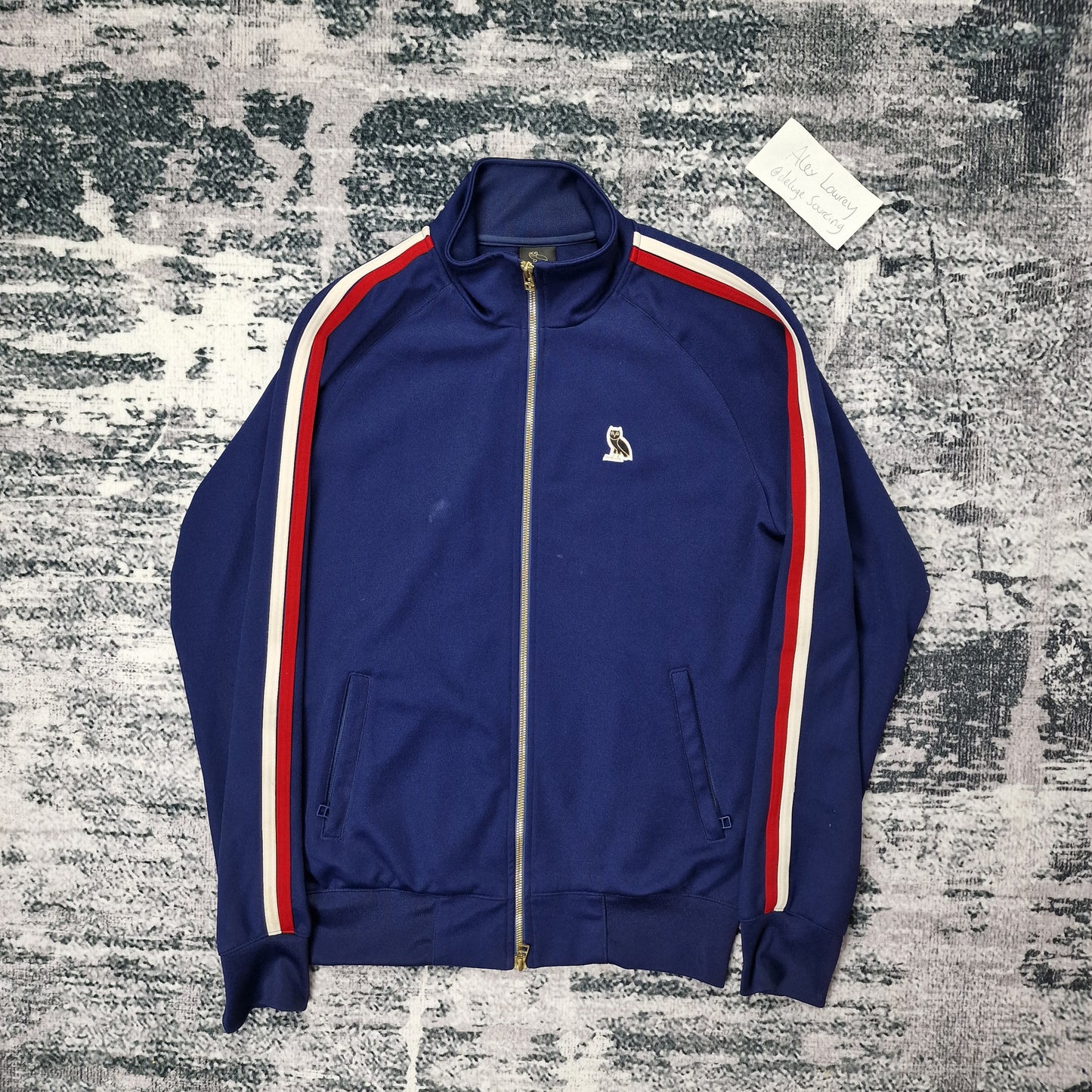 ovo track jacket, blue