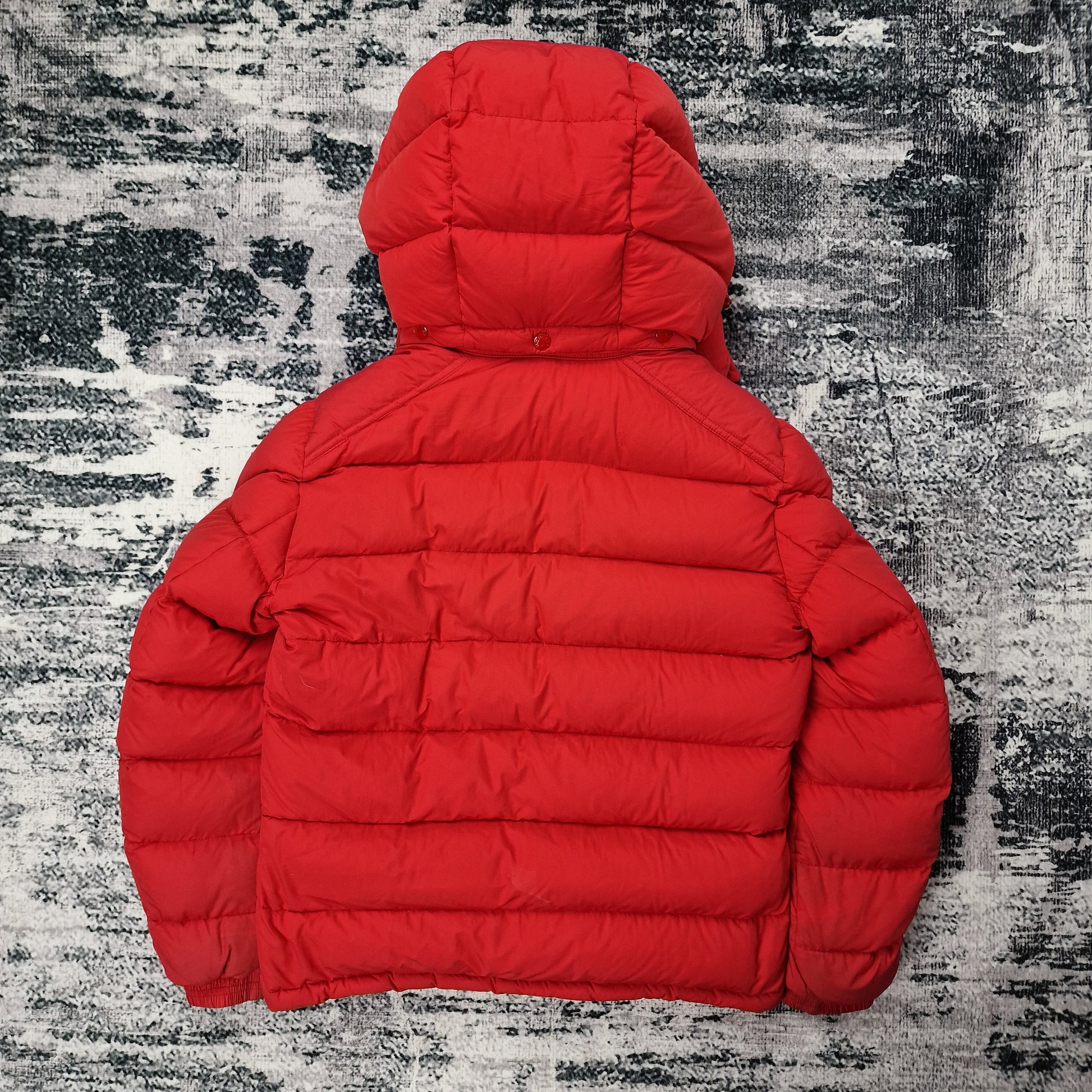 Moncler Brique Down Jacket Red, back