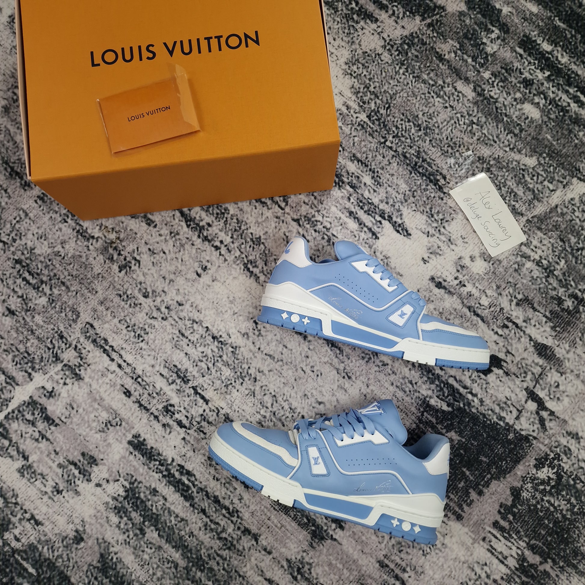 Louis Vuitton Trainer Low Blue