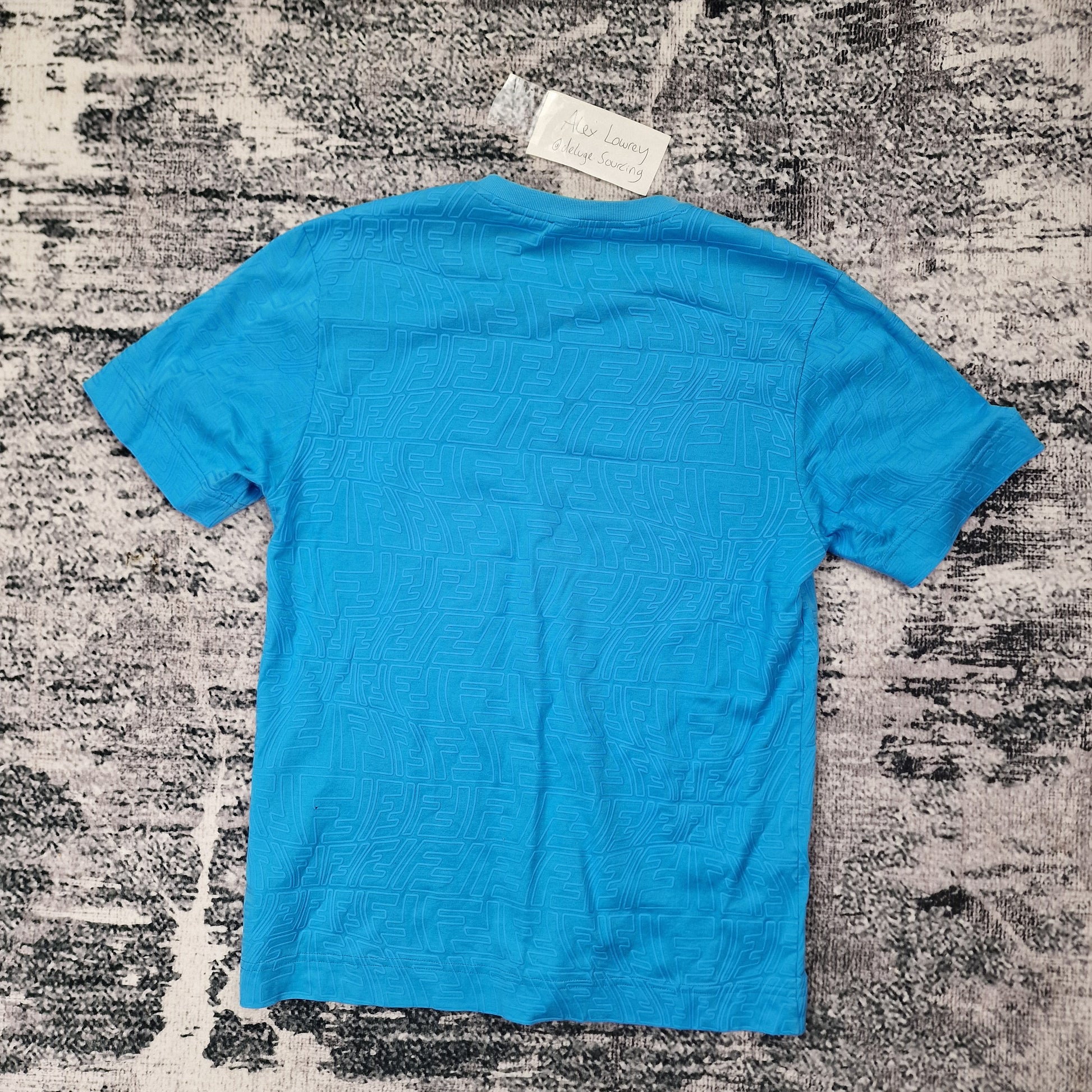 Fendi FF T-Shirt Blue, back