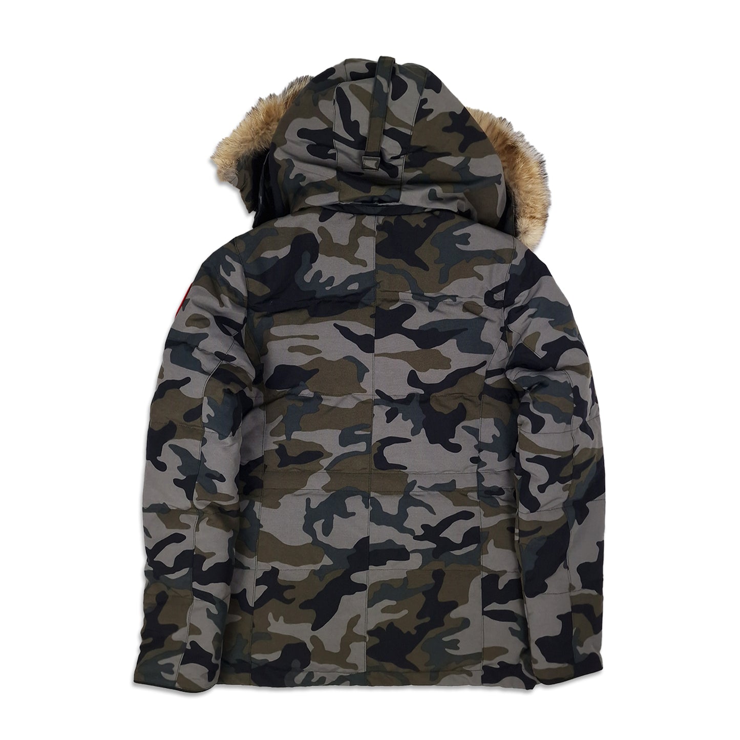 Canada Goose Chelsea Parka Heritage Grey Camo, back