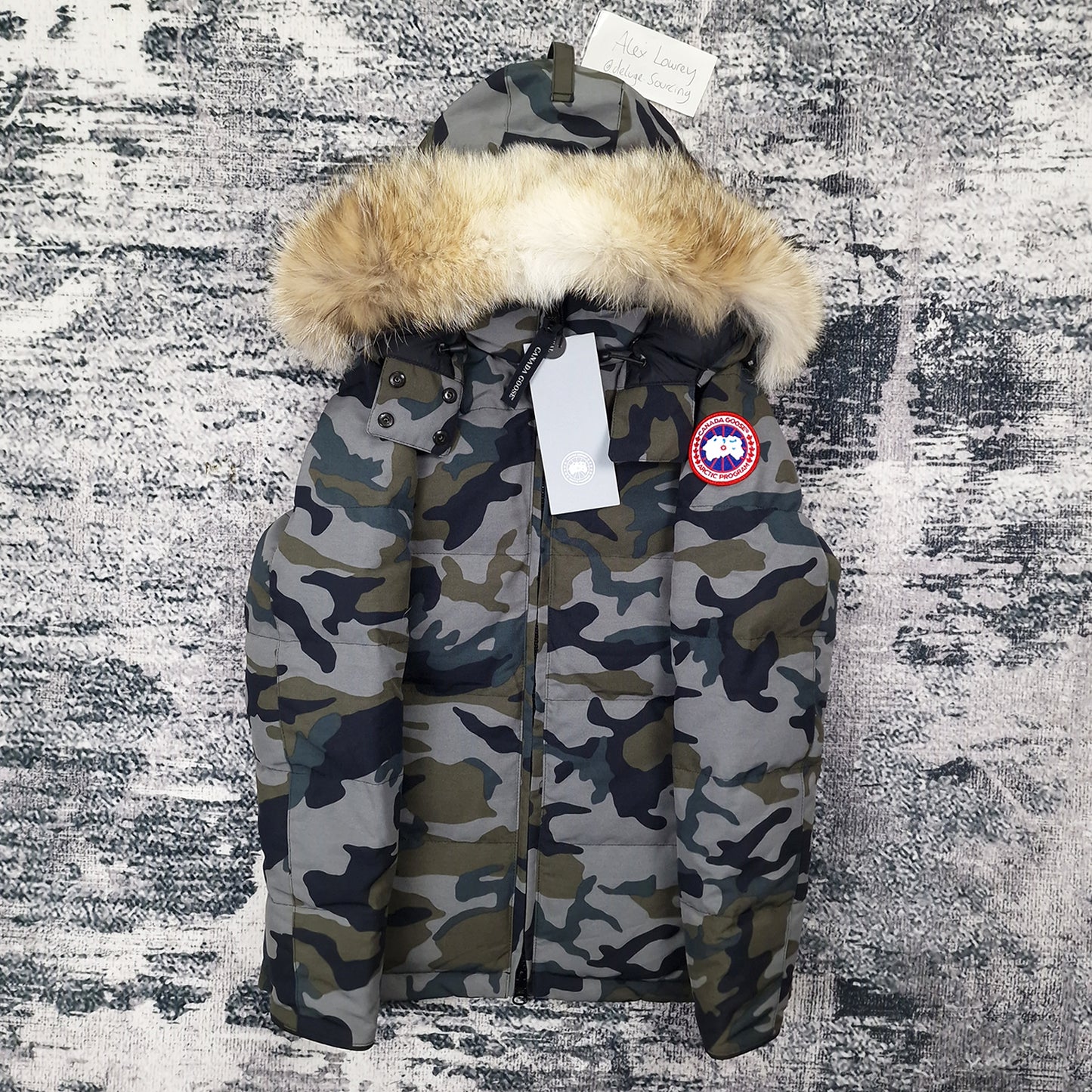 Canada Goose Chelsea Parka Heritage Grey Camo