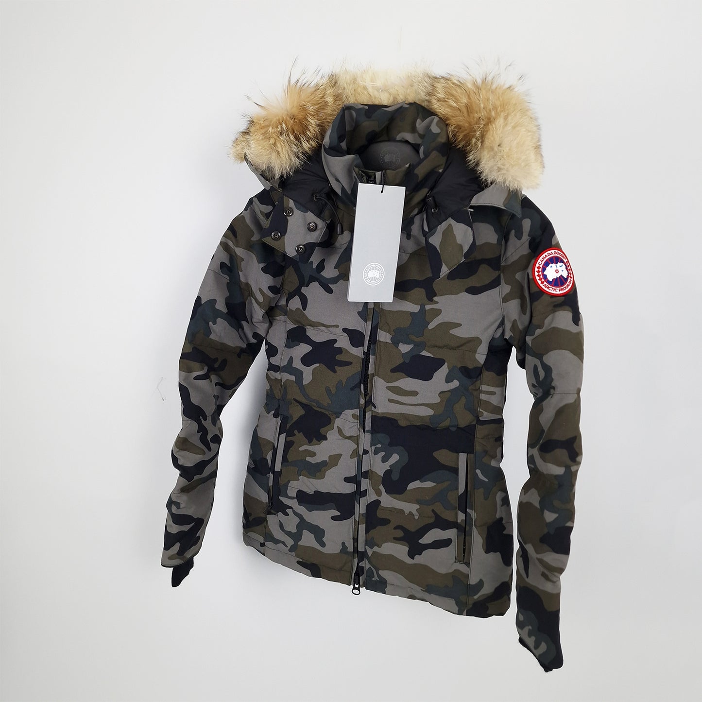 Canada Goose Chelsea Parka Heritage Grey Camo