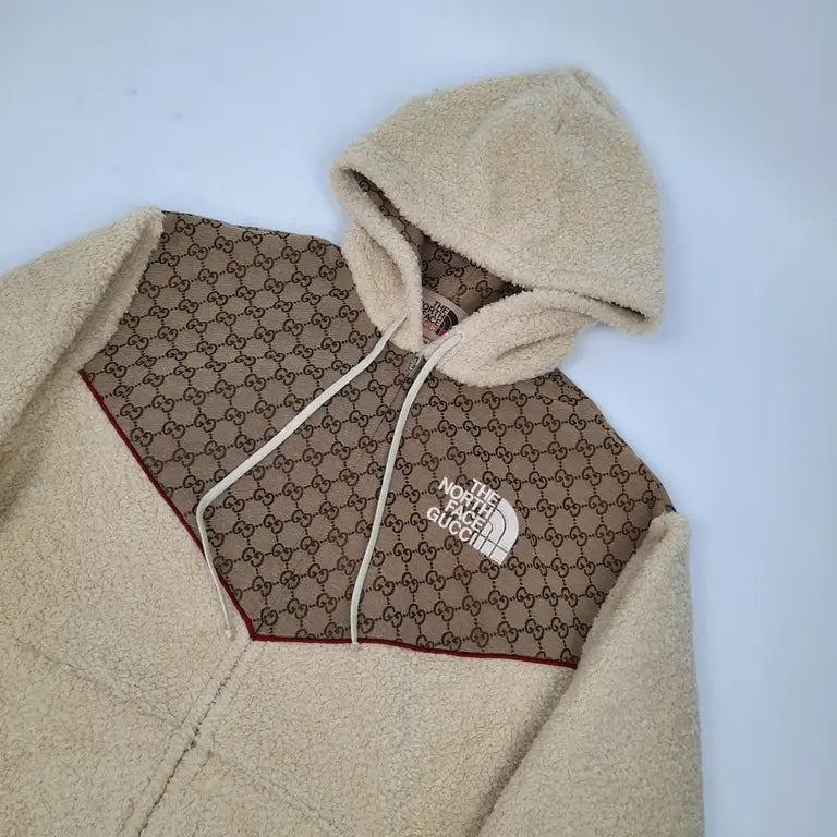 Gucci x The North Face GG Canvas Shearling Jacket