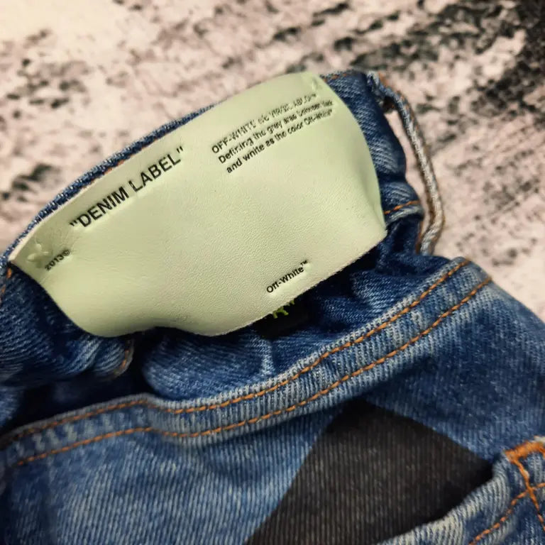 Off-White Two Tone Jeans