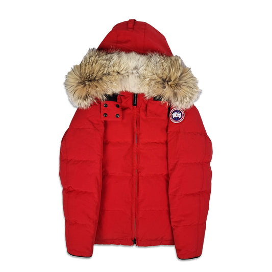 canada goose chelsea parka heritage, red