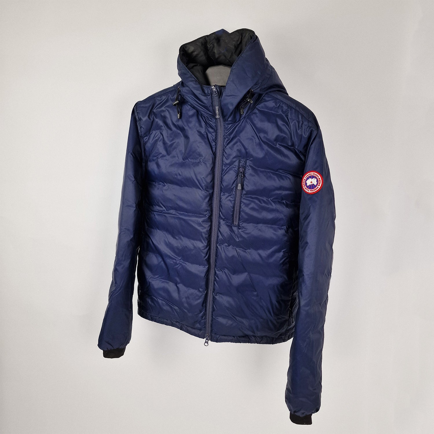 canada goose lodge hoody, blue