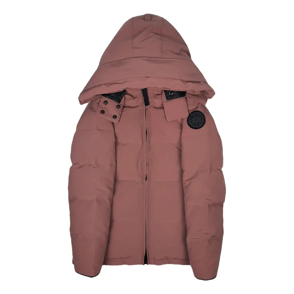 canada goose chelsea parka black label, twilight mauve, pink