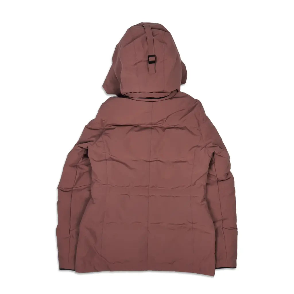 canada goose chelsea parka black label, back, twilight mauve, pink