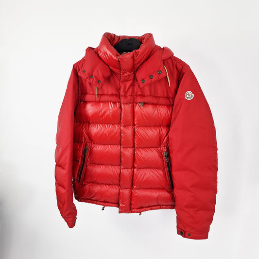 Moncler Garonne down jacket red