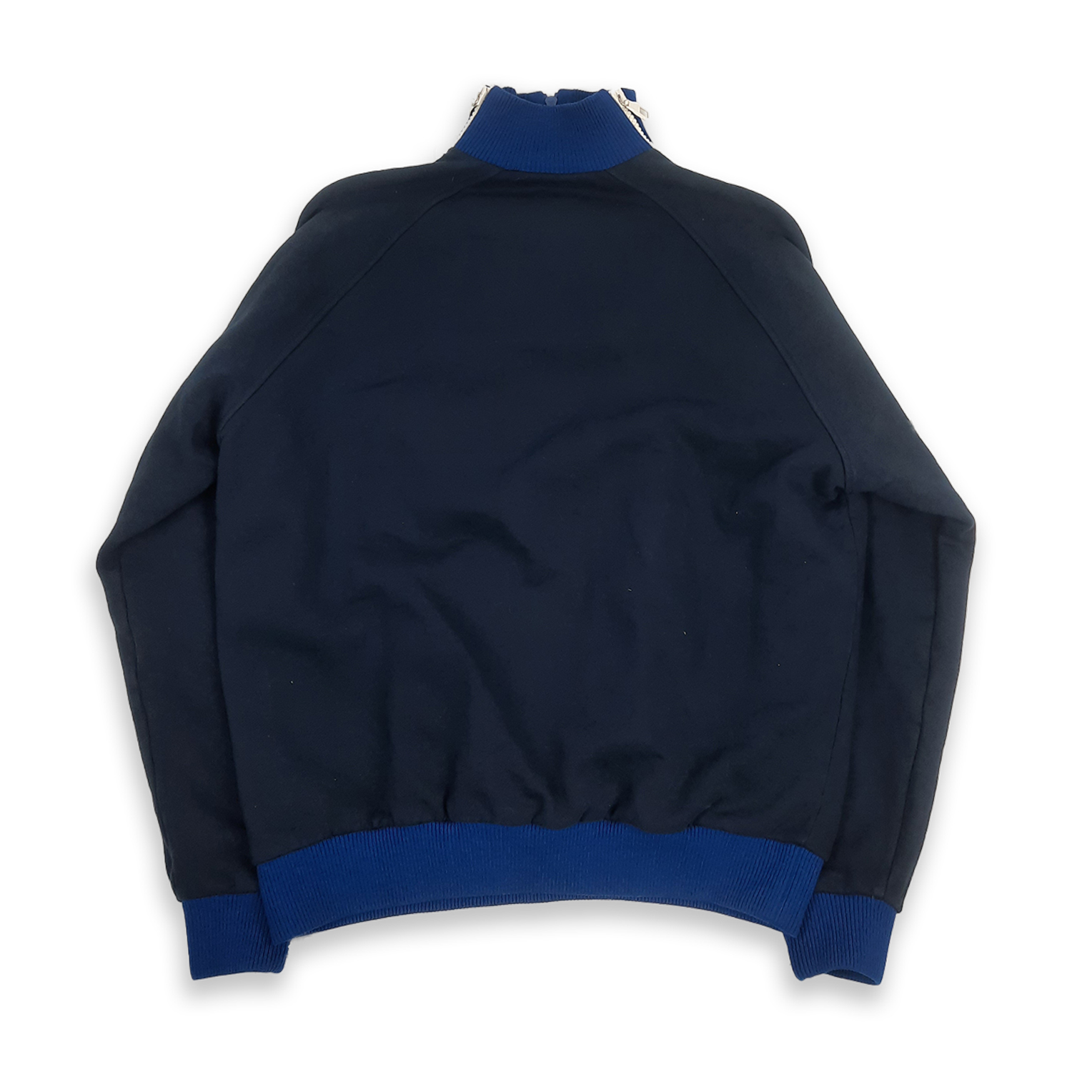 Louis Vuitton Blue Two-Tone Zip Sweatshirt - Authentic Luxury Designer