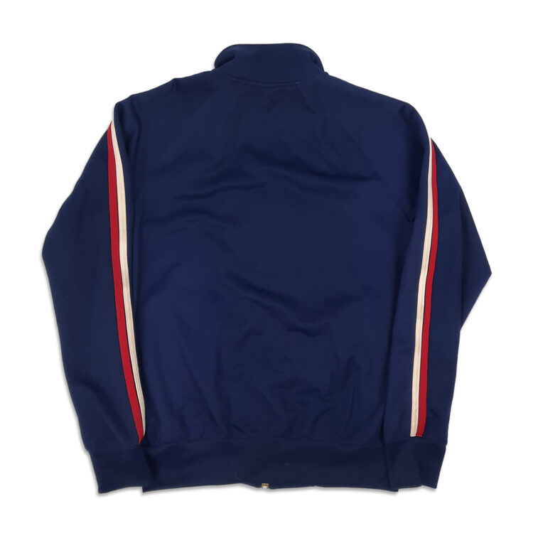 ovo track jacket, navy, back