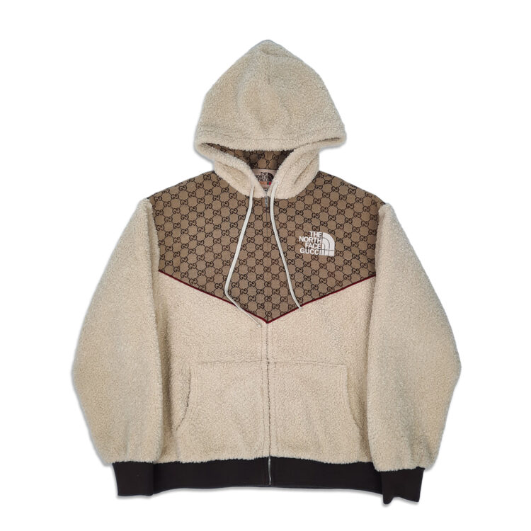 Gucci x The North Face GG Canvas Shearling Jacket