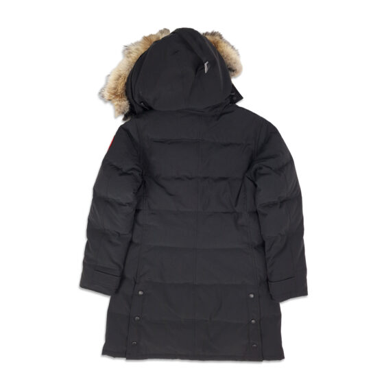 canada goose shelburne parka heritage, navy, back