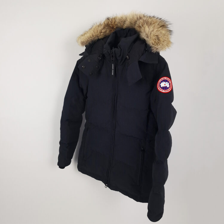 canada goose chelsea parka heritage, navy