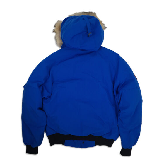 canada goose pbi chilliwack bomber, blue, back