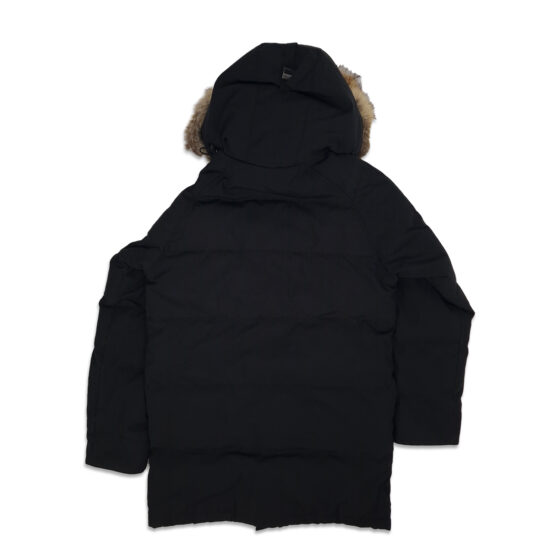 canada goose emory parka black, back