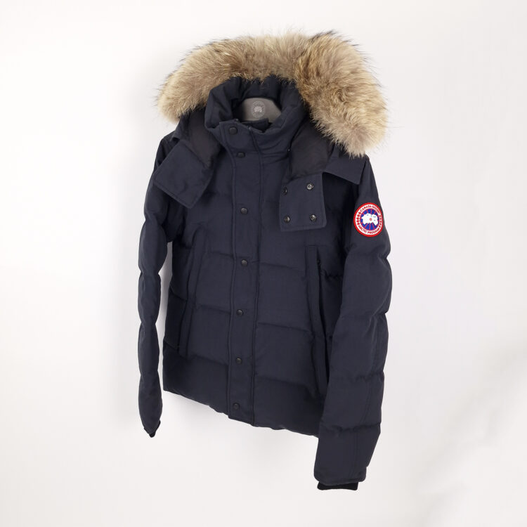 canada goose wyndham parka heritage, navy