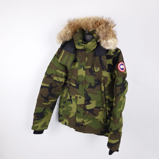 canada goose wyndham parka heritage, camo