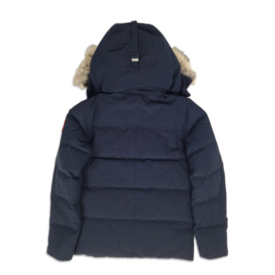 canada goose wyndham parka heritage, admiral blue, back