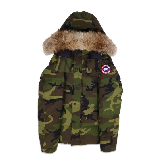 canada goose wyndham parka heritage, camo