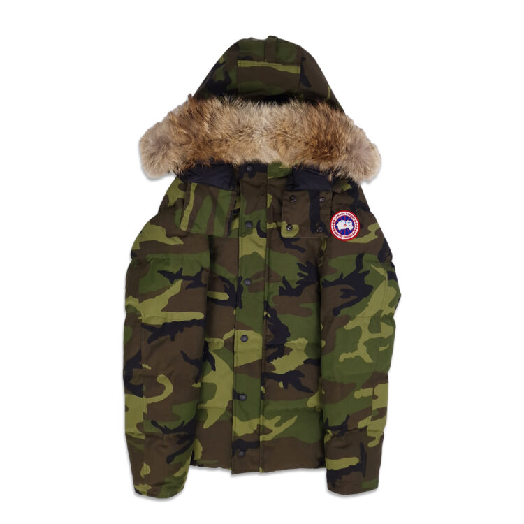 canada goose wyndham parka heritage, camo