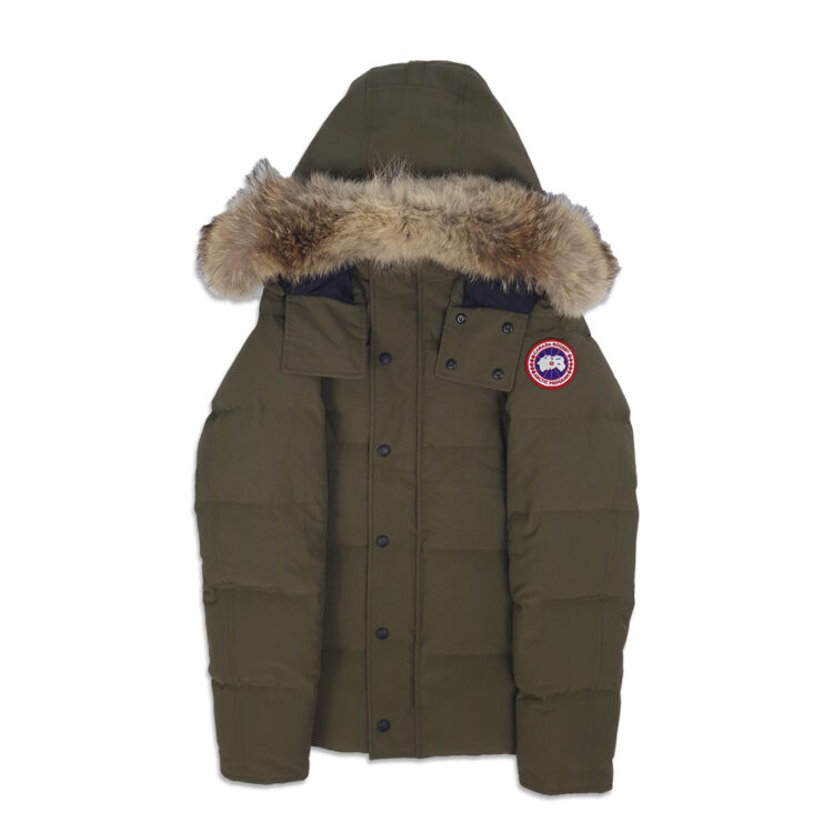 canada goose wyndham parka military green