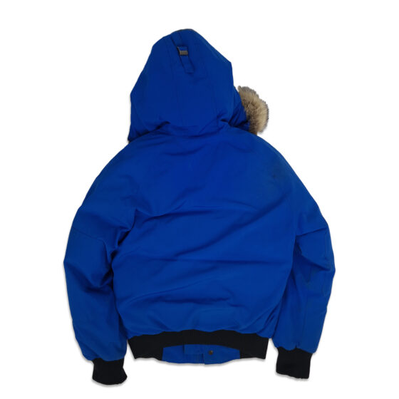 canada goose pbi chilliwack bomber, blue, back