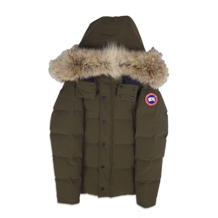 canada goose wyndham parka heritage, military green