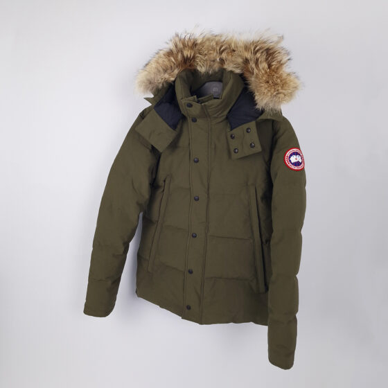 canada goose wyndham parka heritage, military green