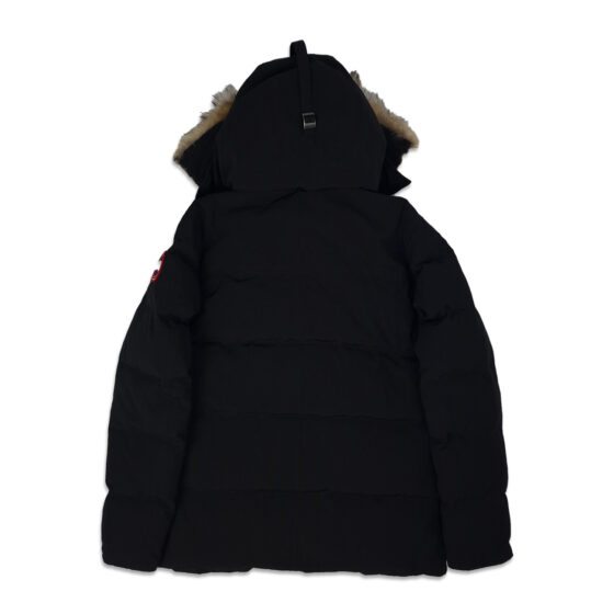 canada goose wyndham parka heritage, black, back