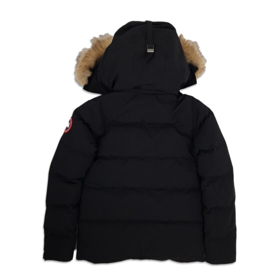 canada goose wyndham parka heritage, black, back